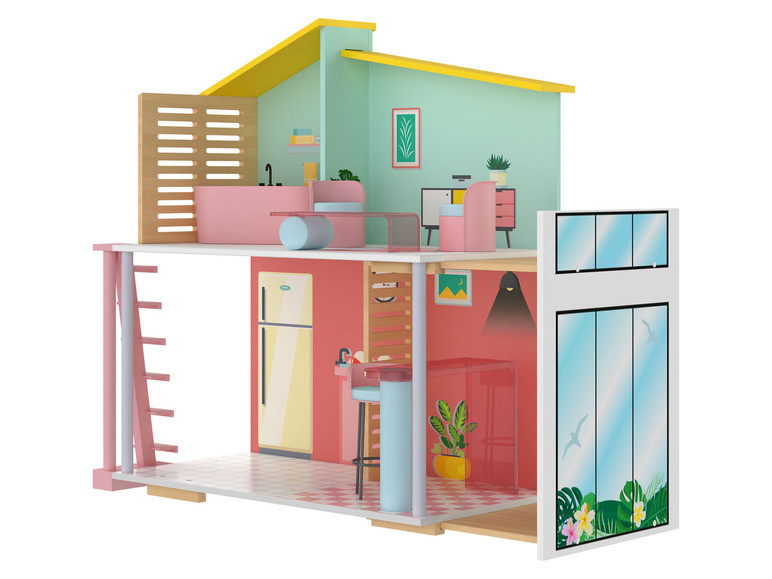 Дерев'яний ляльковий будиночок з аксесуарами PLAYTIVE