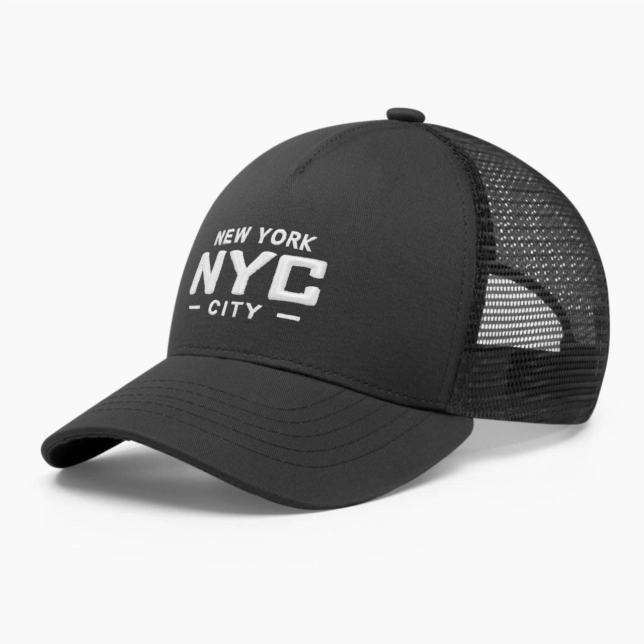 Кепка бейсболка з сіткою тракер INAL Нью Йорк NY New York S / 53-54 Чорний 162953