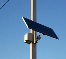 Світлодіодний вуличний ліхтар 30 Вт із сонячною батареєю LED