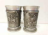 Пара олов'яних келихів на олов'яну весілля Щаслива зустріч, фото 2