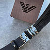 Шкіряний стильний ремінь автомат Giorgio Armani, фото 5