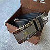 Шкіряний модний ремінь автомат Armani, фото 4