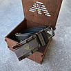 Шкіряний модний ремінь автомат Armani, фото 7
