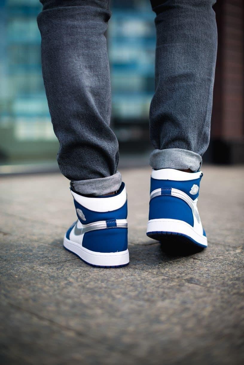 Nike Air Jordan 1 High Navy Blue White ID