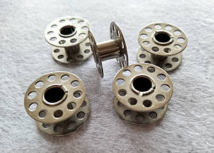 Шпульки побутові метал/хром з отвором