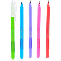 Ручка шариковая 1Вересня Soft Touch 0,6 мм синяя
