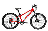 Велосипед KINETIC SNIPER колеса 24", червоний (7-13 років)