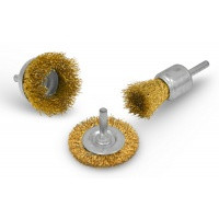 Набір щіток крацовок для дрилі 3 шт, фото 1