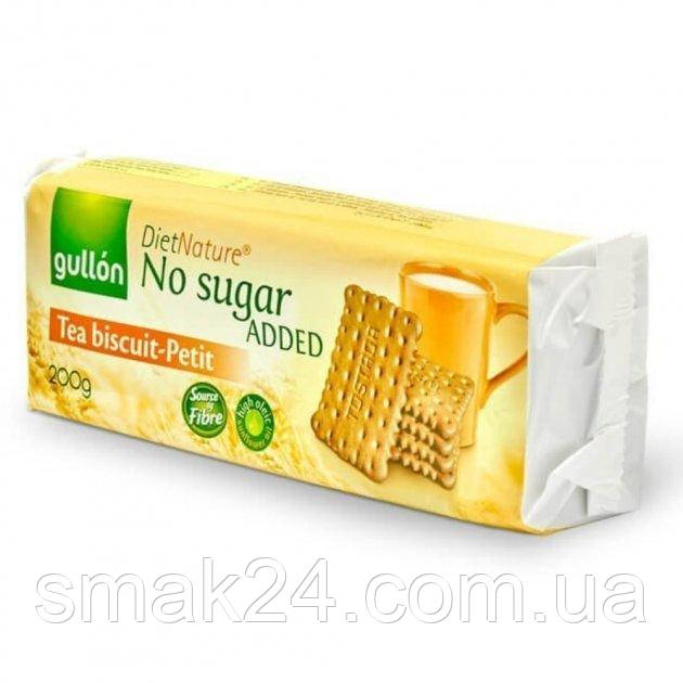Печиво БЕЗ САХАРА галетне Gullon Diet Nature Tea Biscuit 175 г Іспанія