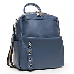 Женский кожаный рюкзак Alex Rai (26x31x13 см) blue