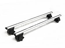 Поперечини Mitsubishi Lancer X седан 2007-2010 довжина 120 cm на гладку кришу без рейлінгів