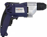 Дрель Wintech WED-600 PRO (с усиленным металлическим редуктором, реверсом и регулировкой)