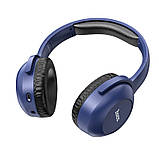 Навушники Bluetooth HOCO W33 Art Sound BT5.0, сині., фото 2
