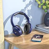 Навушники Bluetooth HOCO W33 Art Sound BT5.0, сині., фото 3