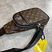 Модна нагрудна сумка-слінг Louis Vuitton, фото 4