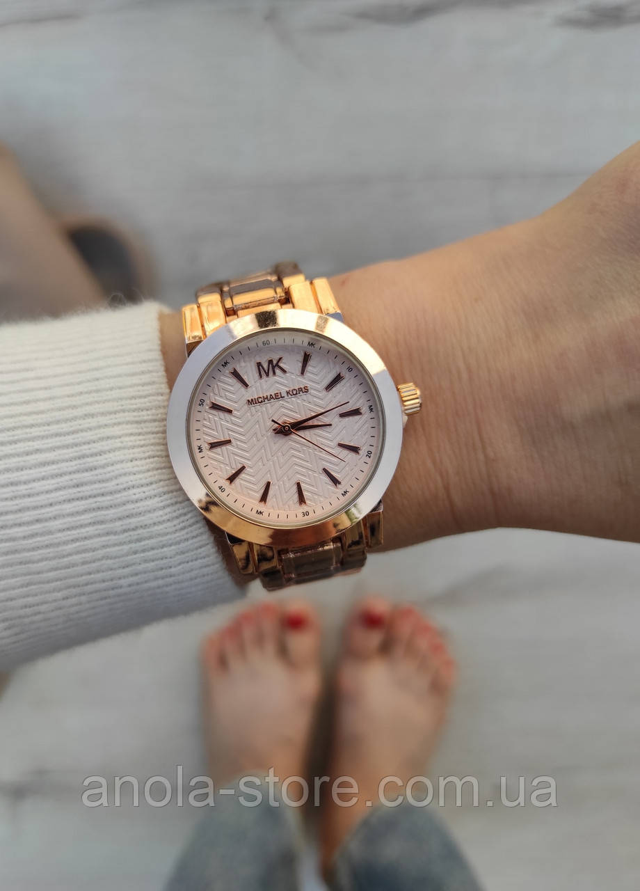 Красивые Женские Часы в Стиле Michael Kors Золотые Часы Michael Kors ...