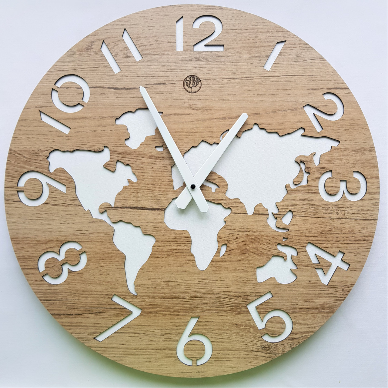 Годинник настінний Ti-Time (45 см) Лофт4 [МДФ] бежевий