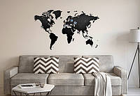 Трафарет карта мира для декора под покраску, одноразовый 95 х 162 см