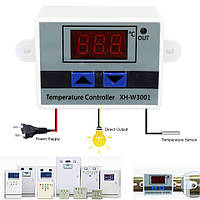 Термореле електронне XH-W3001 220В цифровий терморегулятор реле теплове регулятор температури термостат