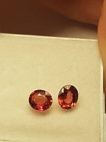 Сапфір Натуральна пара овал вагою 1.05 ct 4.5 x 5.50 x 2.2 mm