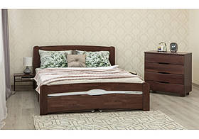 Ліжко дерев'яне "Нова з ящиками" 0,8