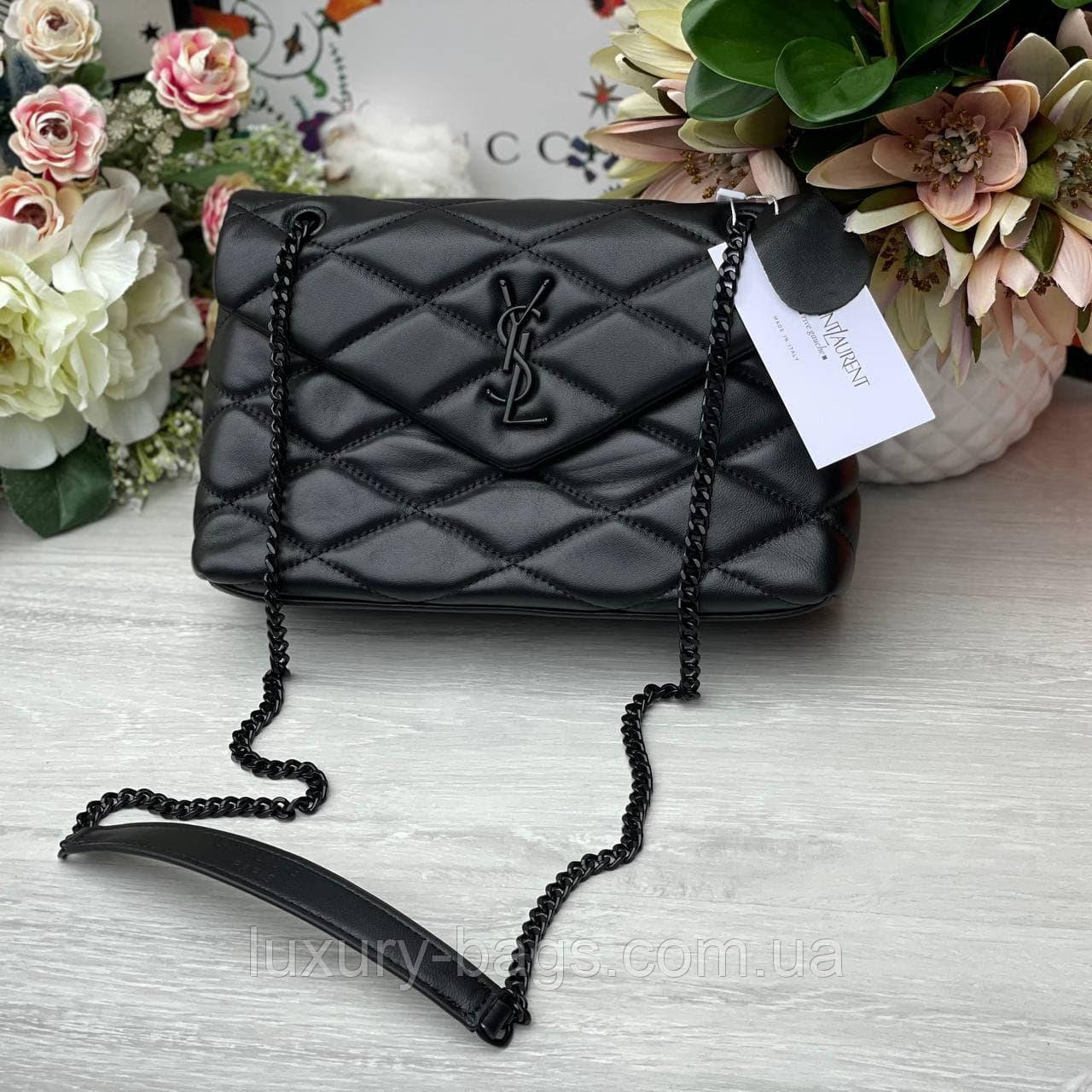 Жіноча модна шкіряна сумка Yves Saint Laurent