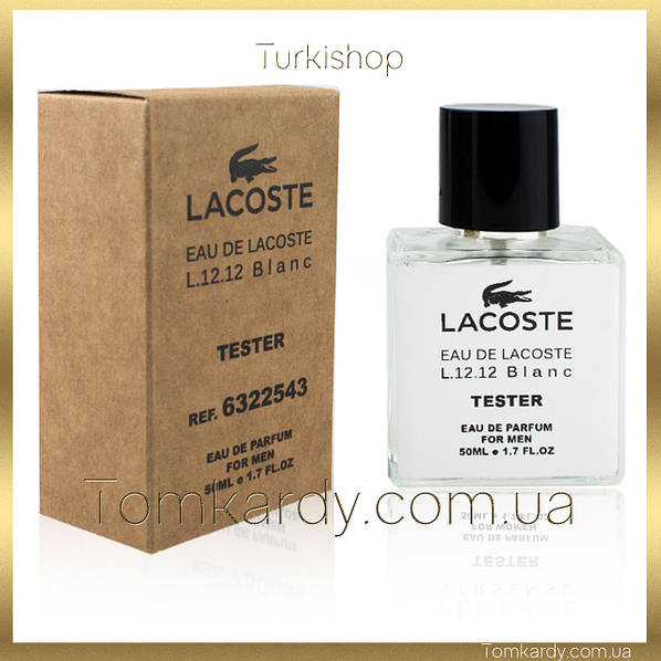 Lacoste Eau De L.12.12 Blanc Tester 50 ml. 12 12 50 . Turkishop 1061802553