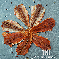 Триглові Преміум з перцем солоно-сушена (рибна закуска натотения, снек ) вага, фото 2