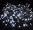Гірлянда нитка XMAS 400 LED Холодний білий (чорний дріт,28 метрів), фото 4