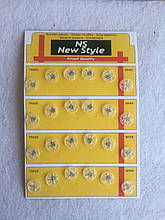 11.5мм пришивні кнопки для одягу 24шт пластикові прозорі