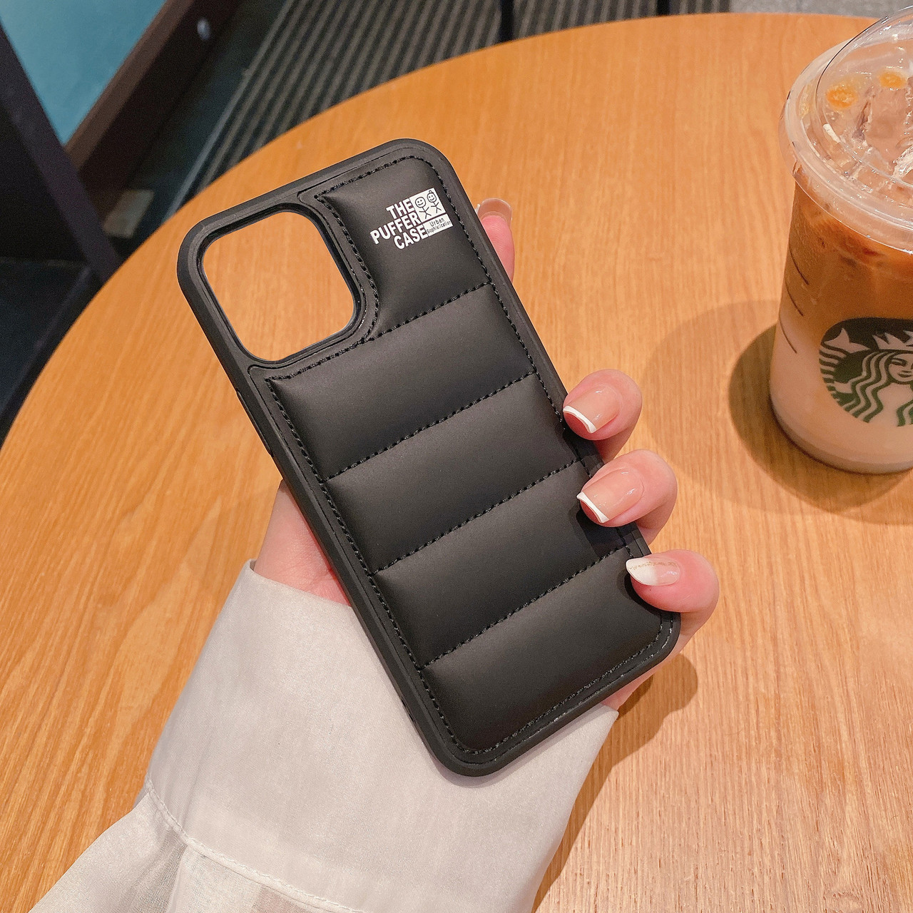 Чохол пуховик Puffer Case Apple Iphone 13 mini Black