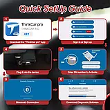 МУЛЬТІМАРОЧНИЙ ДІАГНОСТИЧНИЙ АВТОСКАНЕР THINKCAR Pro OBD2 Scanner Full System, фото 7