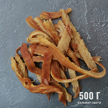 Кальмар сушений смуги Преміум в арахісовом маслі 0.5