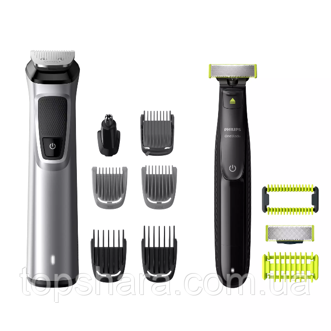 Тример універсальний Philips Multigroom і OneBlade «12-в-1» MG9710/90, фото 1