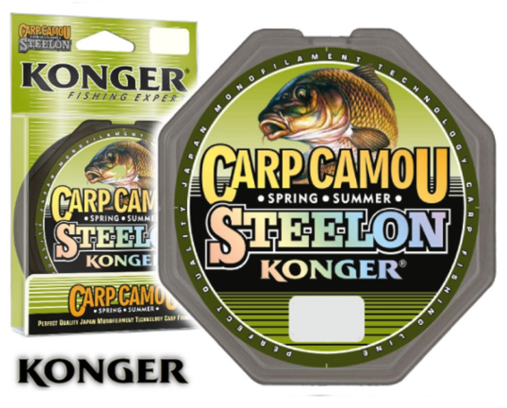 Волосінь KONGER STEELON CARP CAMOU SPRING/SUMMER 0.35mm/300m