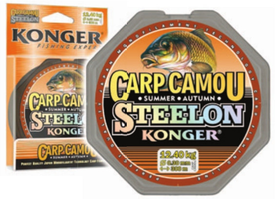 Волосінь KONGER STEELON CARP CAMOU SUMMER/AUTUMN 0.35mm/300m