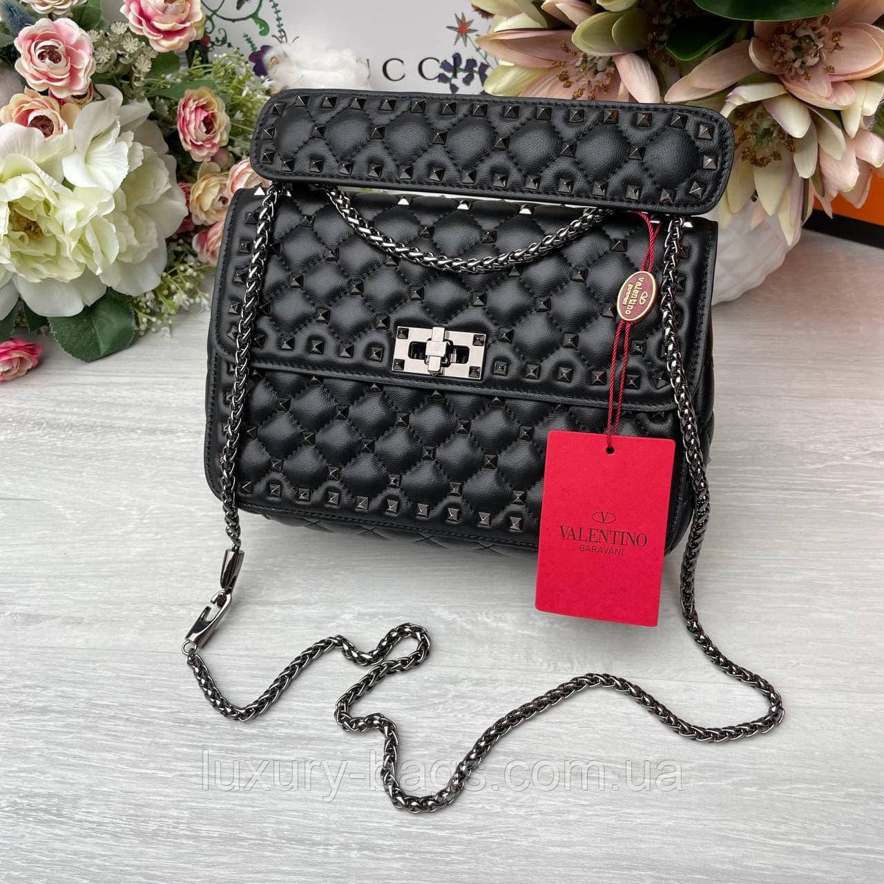 Жіноча шкіряна сумка Valentino