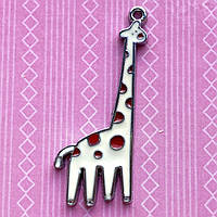 Підвіска з емаллю Жираф (3,5*1,4 см)