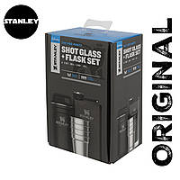 Подарочный набор Stanley Adventure Matte Black 2 фляги та 4 рюмки