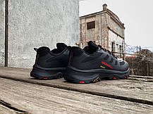 Чоловічі утеплені кросівки Merrell Moab Speed GTX чорні з червоним, фото 6