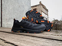 Мужские утепленные кроссовки Merrell Moab Speed GTX черные с оранжевым