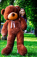 Большой плюшевый мишка 180см шоколадный, Плюшевый медведь в подарок