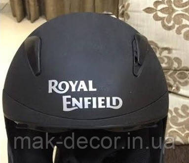 Вінілові наклейки на шолом "Royal Enfield" 2 шт