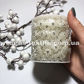 Стрічки (тасьма) з намистин квітів Айвері