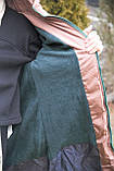 Пальто зимове зі вставкою для вагітних, фото 5