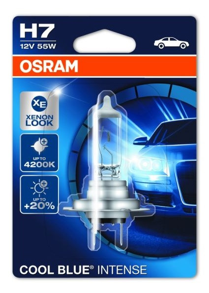Галогенова лампа Osram H7 Cool Blue Intense 12v/55w, фото 1