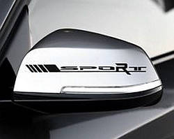 Вінілові наклейки на авто " Sport " 2х15 см 2 шт