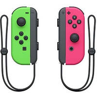 Беспроводные контроллеры Nintendo Switch Joy-Con (зеленый/розовый)