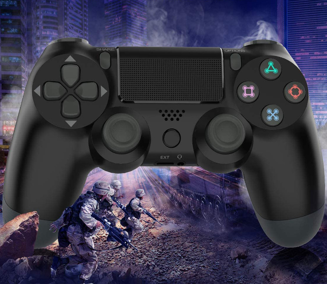 Бездротовий Джойстик Bluetooth ігровий Геймпад для PlayStation 4 сумісність з Android/iOS смартфони, PC