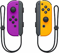 Беспроводные контроллеры Nintendo Switch Joy Con (фиолетовый/оранжевый)